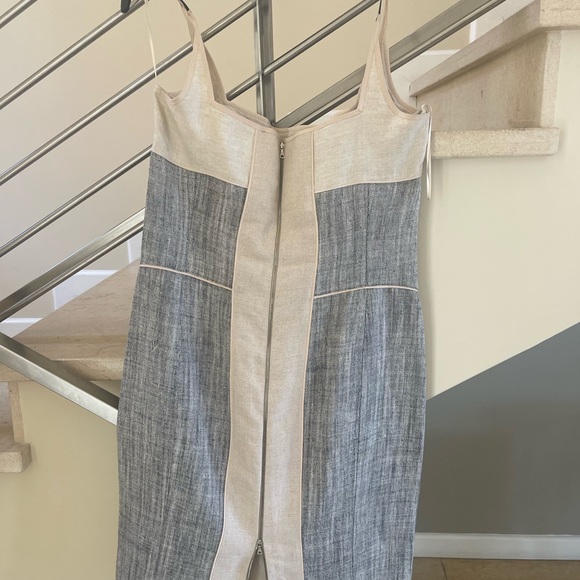 Vintage Narciso Rodriguez Cream & Black Sleeveless Dress - Picture 13 of 15